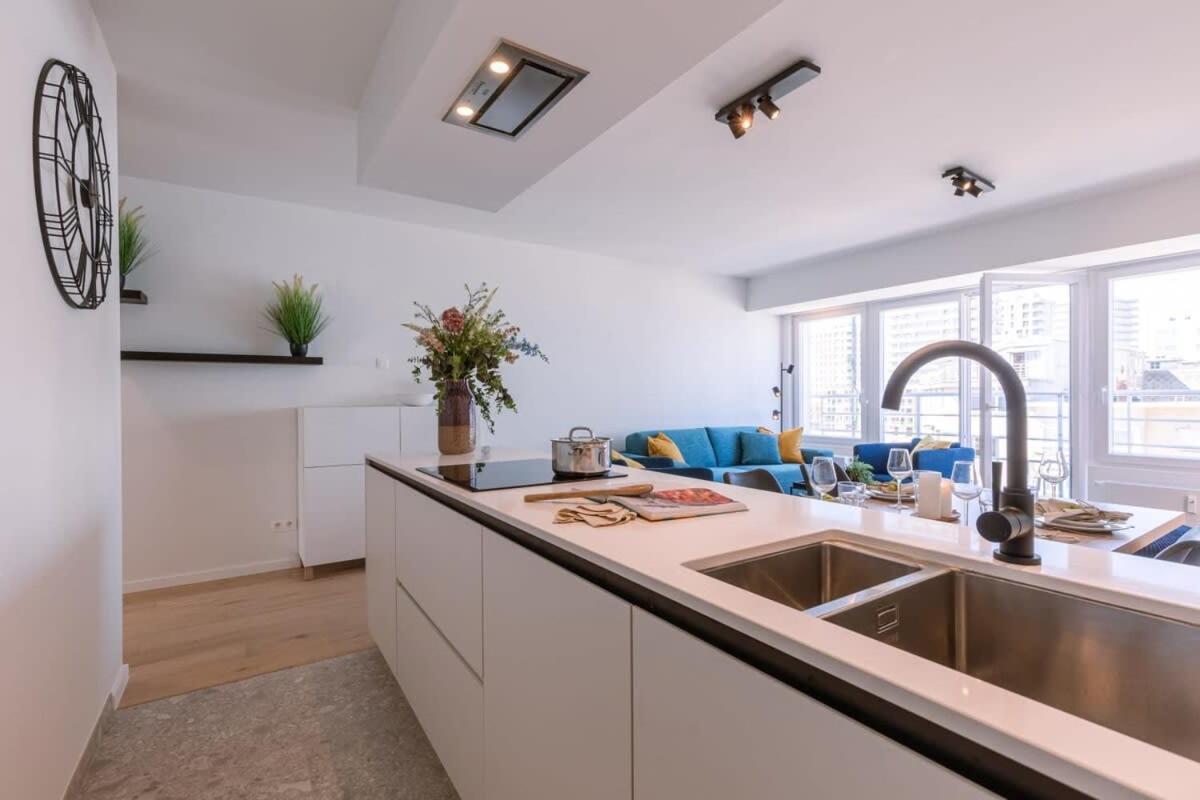 Huswell - Lovely Apartment With Lateral Sea View And Parking أوستيند المظهر الخارجي الصورة